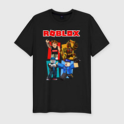 Футболка slim-fit ROBLOX, цвет: черный