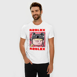 Футболка slim-fit ROBLOX, цвет: белый — фото 2