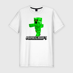 Футболка slim-fit MINECRAFT, цвет: белый