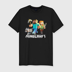 Футболка slim-fit MINECRAFT, цвет: черный