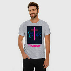 Футболка slim-fit STARBOY, цвет: меланж — фото 2