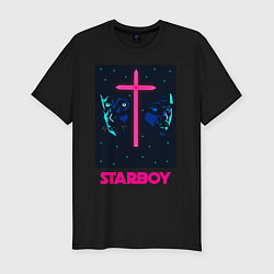 Футболка slim-fit STARBOY, цвет: черный