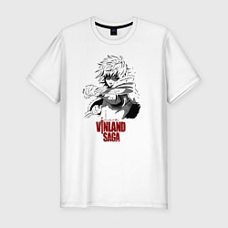 Футболка slim-fit Vinland saga Thorfinn, цвет: белый