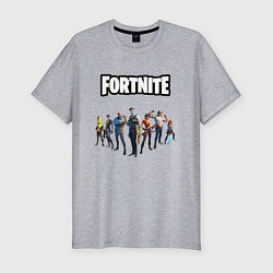 Футболка slim-fit Fortnite 2 глава 2 часть, цвет: меланж