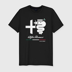 Футболка slim-fit Alfa corsa DTM, цвет: черный
