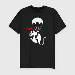 Футболка slim-fit Banksy, цвет: черный