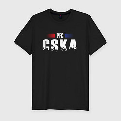 Футболка slim-fit PFC CSKA, цвет: черный