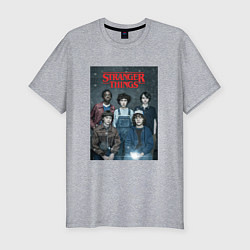 Футболка slim-fit Stranger Thing, цвет: меланж