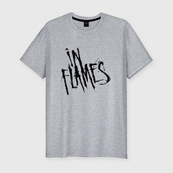 Футболка slim-fit In Flames, цвет: меланж