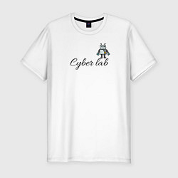 Футболка slim-fit Cyber Lab, цвет: белый