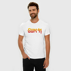 Футболка slim-fit Logo SUM, цвет: белый — фото 2