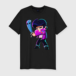 Футболка slim-fit BRAWL STARS BIBI, цвет: черный