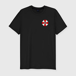 Футболка slim-fit UMBRELLA CORP НА СПИНЕ, цвет: черный