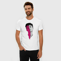 Футболка slim-fit Artem, цвет: белый — фото 2