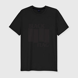 Футболка slim-fit Black Flag, цвет: черный