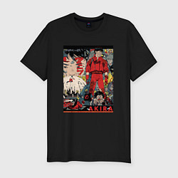 Футболка slim-fit AKIRA, цвет: черный