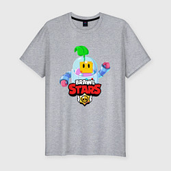 Футболка slim-fit BRAWL STARS SPROUT, цвет: меланж