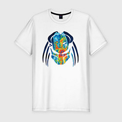 Футболка slim-fit PREDATOR, цвет: белый