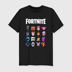 Футболка slim-fit FORTNITE, цвет: черный