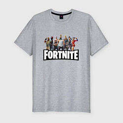 Футболка slim-fit FORTNITE, цвет: меланж