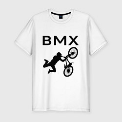 Футболка slim-fit Велоспорт BMX Z, цвет: белый