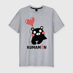 Футболка slim-fit Kumamon, цвет: меланж