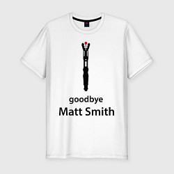 Футболка slim-fit Goodbye, Matt Smith, цвет: белый