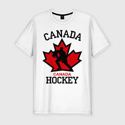 Мужская slim-футболка Canada Hockey