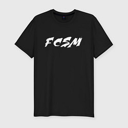 Футболка slim-fit FCSM, цвет: черный