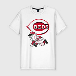 Футболка slim-fit Cincinnati reds - baseball team - talisman, цвет: белый