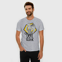 Футболка slim-fit Don't blink, цвет: меланж — фото 2