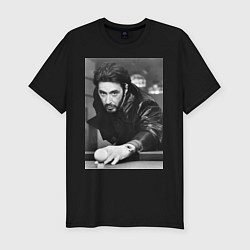 Футболка slim-fit Аль Пачино, цвет: черный