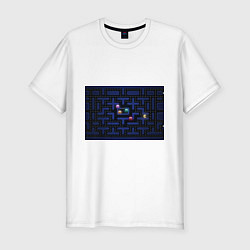 Футболка slim-fit Pacman, цвет: белый