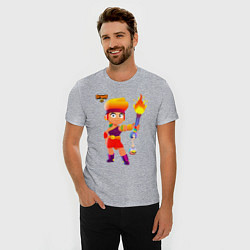 Футболка slim-fit Amber - Brawl Stars, цвет: меланж — фото 2