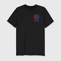 Футболка slim-fit Barcelona FC, цвет: черный