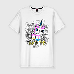 Футболка slim-fit Lego: Unikitty, цвет: белый