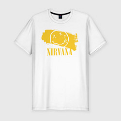 Футболка slim-fit Nirvana, цвет: белый