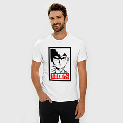 Футболка slim-fit Mob psycho 100 Z, цвет: белый — фото 2