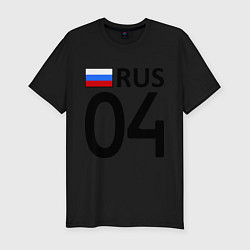 Мужская slim-футболка RUS 04