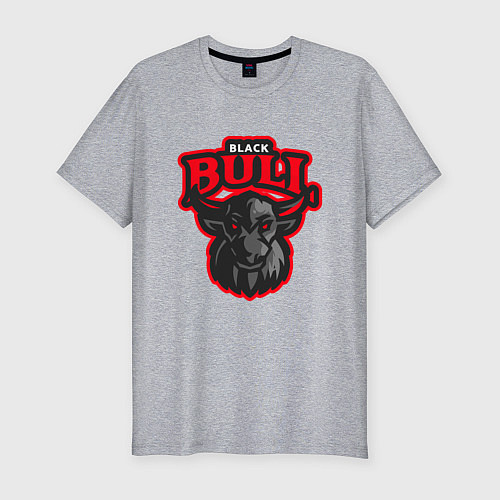 Мужская slim-футболка Black Bull / Меланж – фото 1