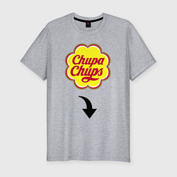 Футболка slim-fit CHUPA CHUPS, цвет: меланж