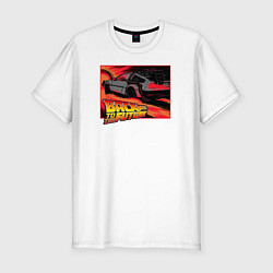 Футболка slim-fit Back to the Future, цвет: белый