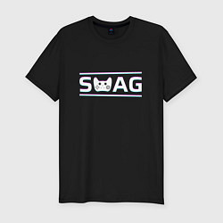 Футболка slim-fit Gamer SWAG, цвет: черный
