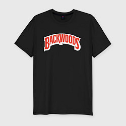 Футболка slim-fit BACKWOODS, цвет: черный