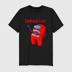 Футболка slim-fit AMONG US - IMPOSTOR, цвет: черный