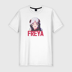 Футболка slim-fit Freya, цвет: белый