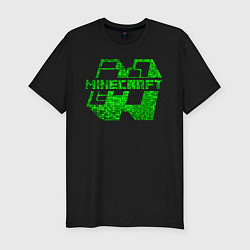 Футболка slim-fit Minecraft, цвет: черный
