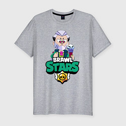 Футболка slim-fit Brawl Stars Byron, цвет: меланж