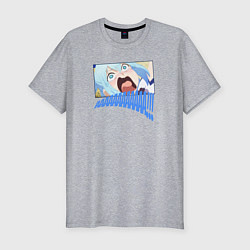 Футболка slim-fit Aqua, цвет: меланж