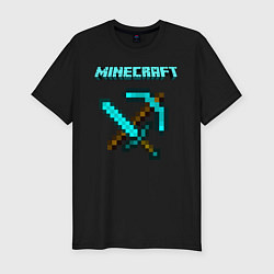 Футболка slim-fit Minecraft, цвет: черный